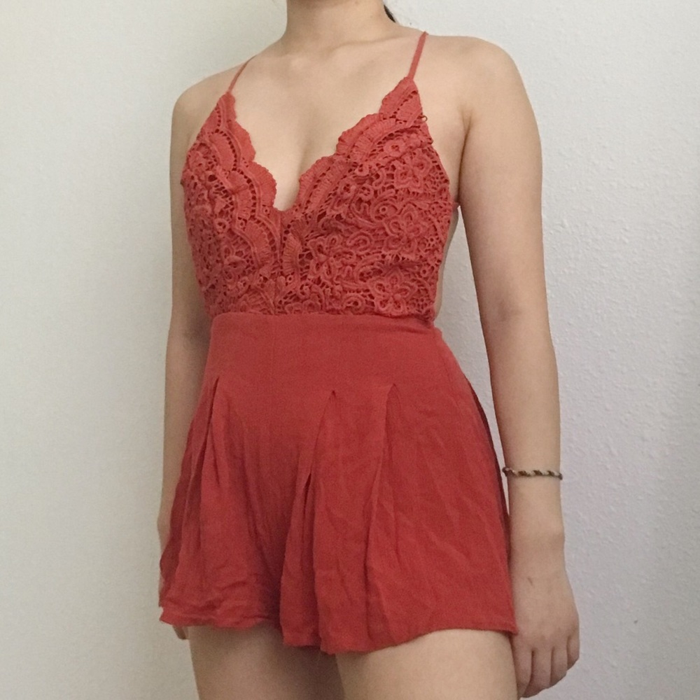 Lulu’s Burnt Orange Romper
